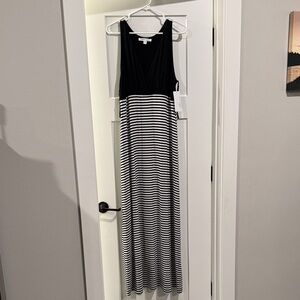 Karen Kane Black and White Halter Sundress